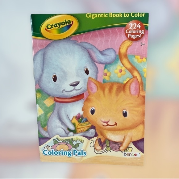Crayola Coloring Pals coloring book with crayons and markers - Picture 2 of 3